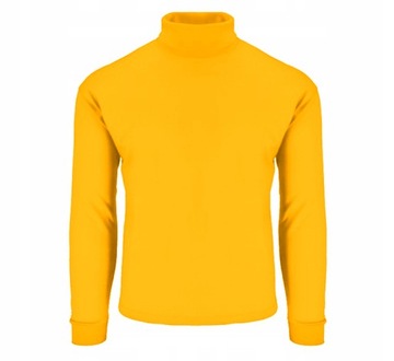 Водолазка детская толстовка футболка детская блузка темно-желтый 146 см модель: K204