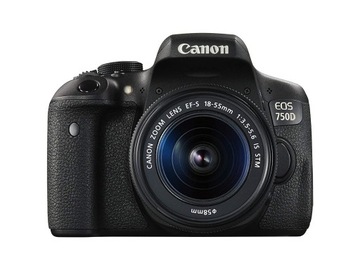 Зеркальная камера Canon EOS 750D корпус + объектив 18-55