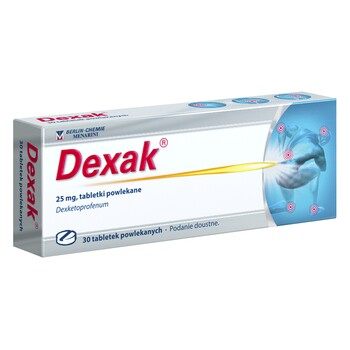 Dexak 0,025 г таблетки, покрытые оболочкой 30шт