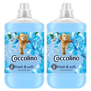 Coccolino Creations Blue Splash жидкость для полоскания ткани 1,7 л набор x2