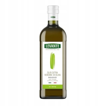 ОЛИВКОВА ОЛІЯ EXTRA VIRGIN BIO 1 L-LEVANTE