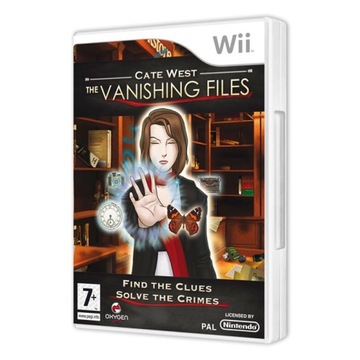 Кейт Уэст The VANISHING FILES Wii