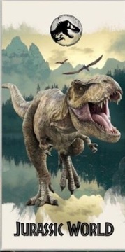 Динозавр T-REX Юрского периода банное полотенце 70x140cm