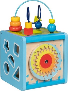 Логический манипулирующий моторный куб для детей