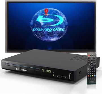 Програвач Blu-ray Lonpoo LP-100 1080P HDMI USB