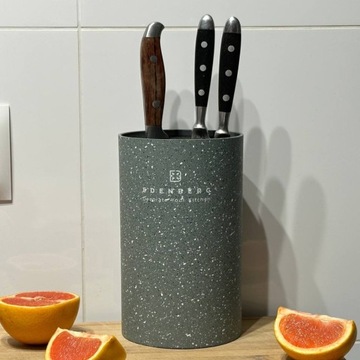 Блок подставка для ножей Edenberg колдовство 18 см пластик