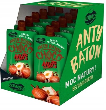 Lowicz Antibaton Choco Горіховий мус 100 г 12 шт.