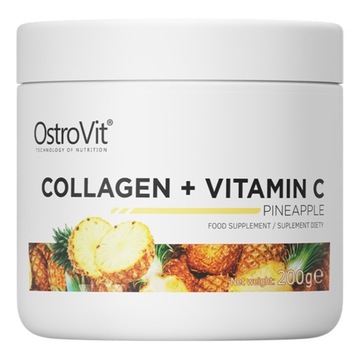 OstroVit коллаген + витамин С 200 г ананас