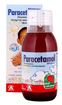 Парацетамол для младенцев и детей клубника 100мл