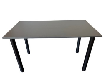 Стол для кухни столовой 60x60 см антрацит