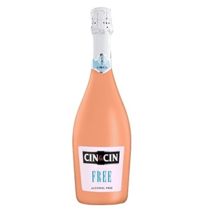 Ігристе вино рожеве безалкогольне Cin Cin 0%