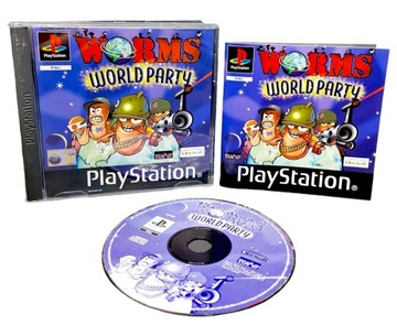 Игра WORMS WORLD PARTY Sony PlayStation (PSX PS1 PS2 PS3) #1