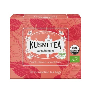 KusmiAquaSummer Bio 20 пакетиков травяной чай