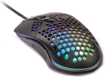 Игровая мышь Gaming-owa ULTRA Light 6400dpi RGB с подсветкой 75g Black