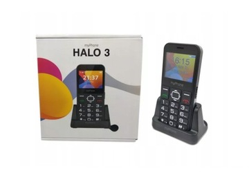 Телефон для пожилых myPhone Halo 3 док - станция-Черный
