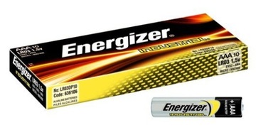 * Щелочные батареи Energizer Industrial LR03 AAA