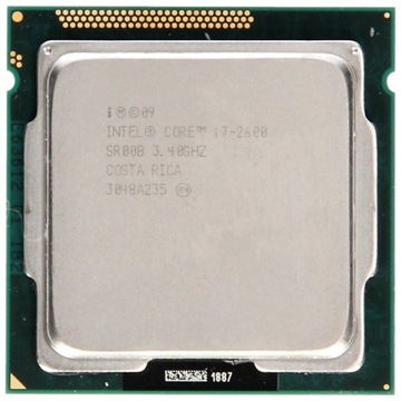 Процесор Intel Core i7 2600 4 x 3,4 ГГц 1268