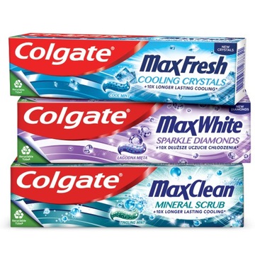 COLGATE свіжість на МАКС 3x зубна паста набір