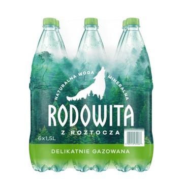РОДОВА ВОДА ЗЛЕГКА ГАЗОВАНА 1,5 Л 18 БУТ. 3 зварювання.