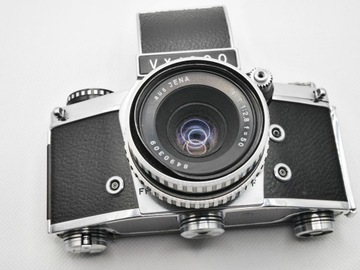 Аналоговая зеркальная фотокамера Exakta VX1000 Aus Jena T 50 мм f 2,8