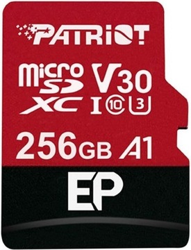 Патріот EP 256 ГБ micro SD XC CL10 UHS U3 A1 V30