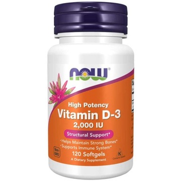 Now Foods витамин D-3 D3 2000 IU иммунитет 120KAP