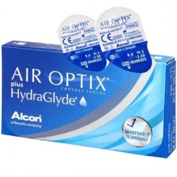 AIR OPTIX plus HydraGlyde 1шт ежемесячные линзы
