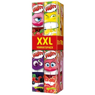 FRITT РЕЗИНА РАСТВОРИМАЯ XXL 560 Г 8 ШТ.