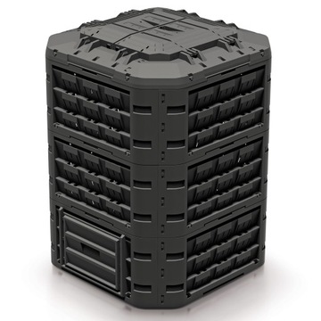 Компостер Compogreen Vario-черный 950 литров Черный очень большой