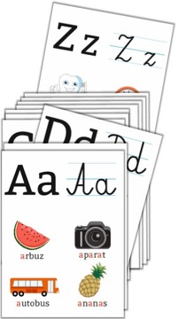 Навчальні дошки " алфавіт-письмові літери