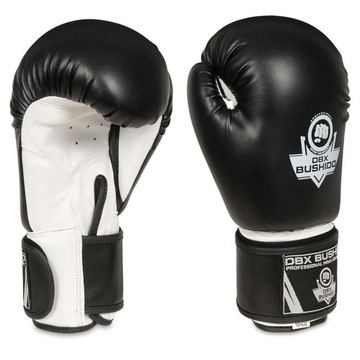 8 унций спарринг боксерские перчатки черный и белый A