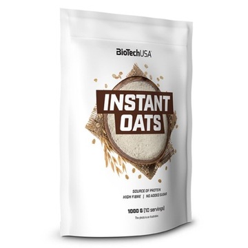 Biotech USA Instant Oats1000g вівсяні пластівці Чеко