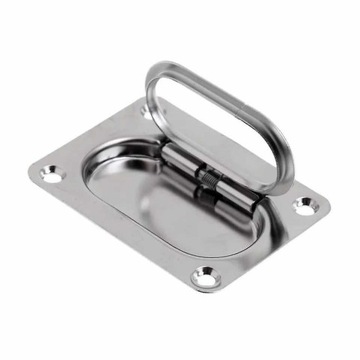 2 Pieces Recessed Hatch Latch Boat Hatch Steel