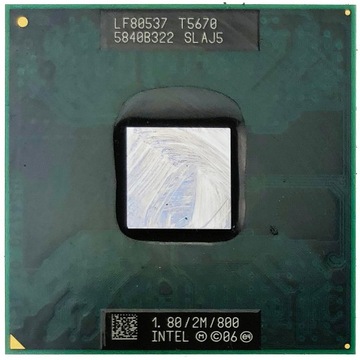 Процесор Intel Core 2 duo T5670