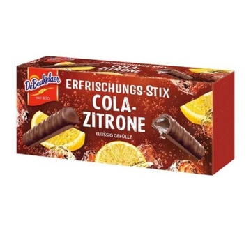 Erfrischungs Stix 75 г шоколадные палочки с начинкой из колы и лимона