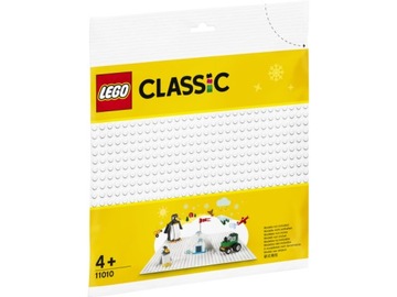 LEGO Classic 11010 белая строительная пластина