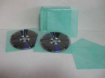 Футболки для компакт-дисков для переплета 100 зеленый
