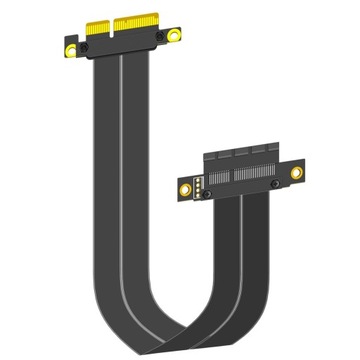 Вертикальный кабель GLOTRENDS PCIe 3.0 X4 длиной 300 мм