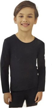 Дитяча Термо-футболка Cleve, розмір 134/140, чорна