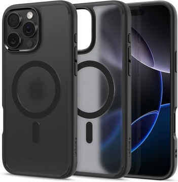 SPIGEN МАТОВИЙ ПРОЗОРИЙ ЧОХОЛ MAGSAFE TPU ДЛЯ IPHONE 16 PRO МАТОВИЙ
