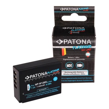 PATONA PA-1279 Platinum-аккумулятор, замена Fujifilm NP-W126S, 1140mah