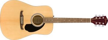Fender FA-125 Dreadnought NAT BAG акустическая гитара + чехол