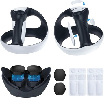 MoKo PS VR2 защитные аксессуары, набор из 2 силиконовых чехлов, совместимых с V