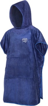 Взрослое полотенце-пончо для плавания AQUA SPEED XL 95x120cm