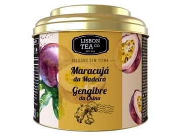 НАСТІЙ МАРАКУЇ МАДЕЙРИ З ІМБИРОМ ЗІГРІВАЮЧИЙ ЧАЙ LISBON TEA MARACUJA