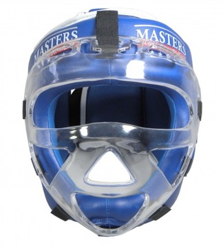 Боксерский шлем для спарринга MASTERS Training Head Protector с маской S