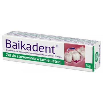Baikadent, гель, 15 г ротова порожнина ясен зуби