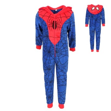 Человек-паук Детская пижама комбинезон Комбинезон костюм SPIEDER-MAN 98 / 104 флис