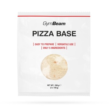 Дно для пиццы готовое пшеничное тесто оливковое масло VEGAN-GymBeam 2 штуки