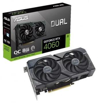 Відеокарта ASUS GeForce RTX 4060 DUAL OC 8GB DLSS 3